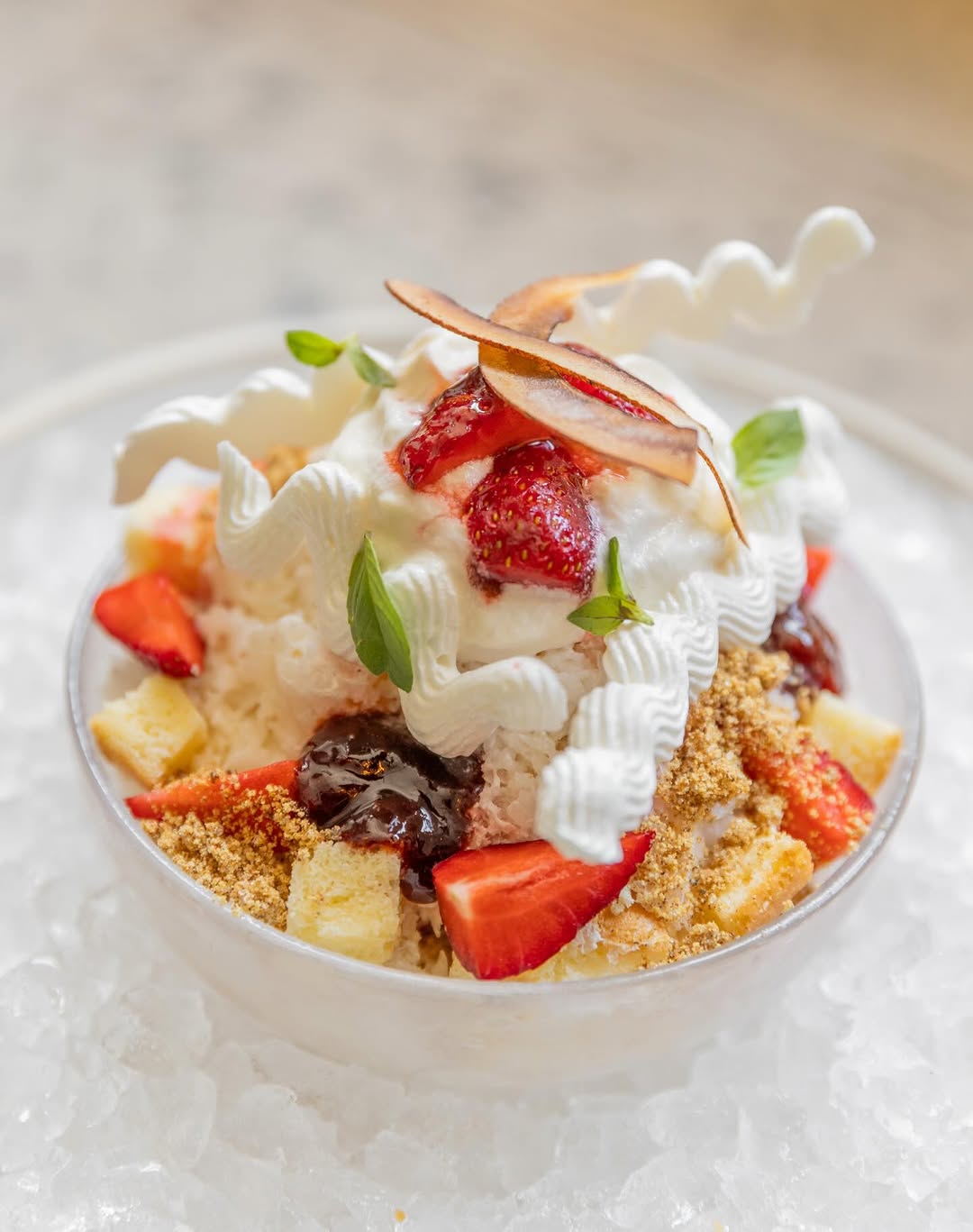 Baguio Strawberry Tres Leches detail