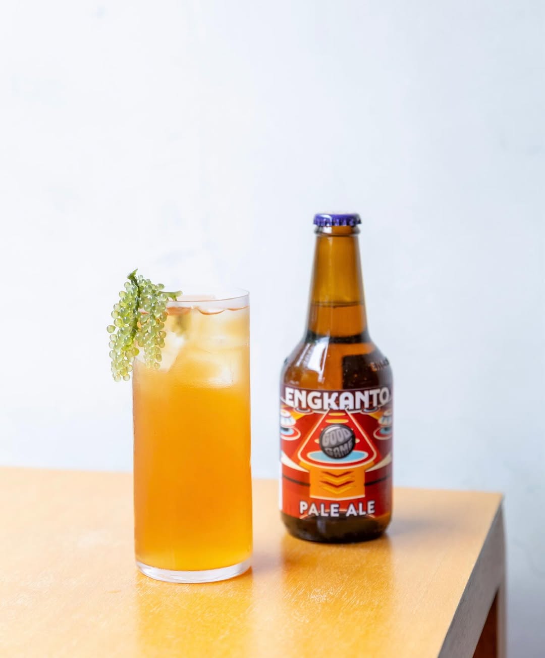 Mezcal cocktail with tomato dashi and fermented kamias